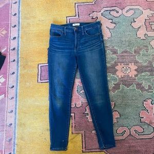 Madewell roadtripper skinny Jean in size 30